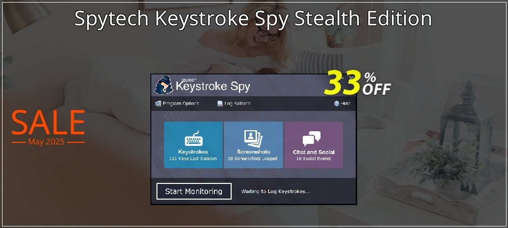 Spytech Keystroke Spy Stealth Edition coupon on Tell a Lie Day offering discount