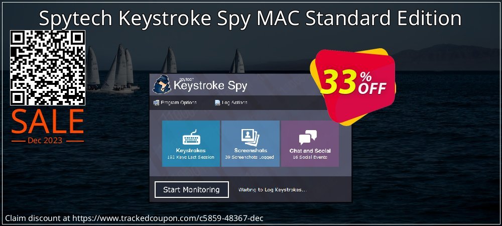 Spytech Keystroke Spy MAC Standard Edition coupon on April Fools' Day discount