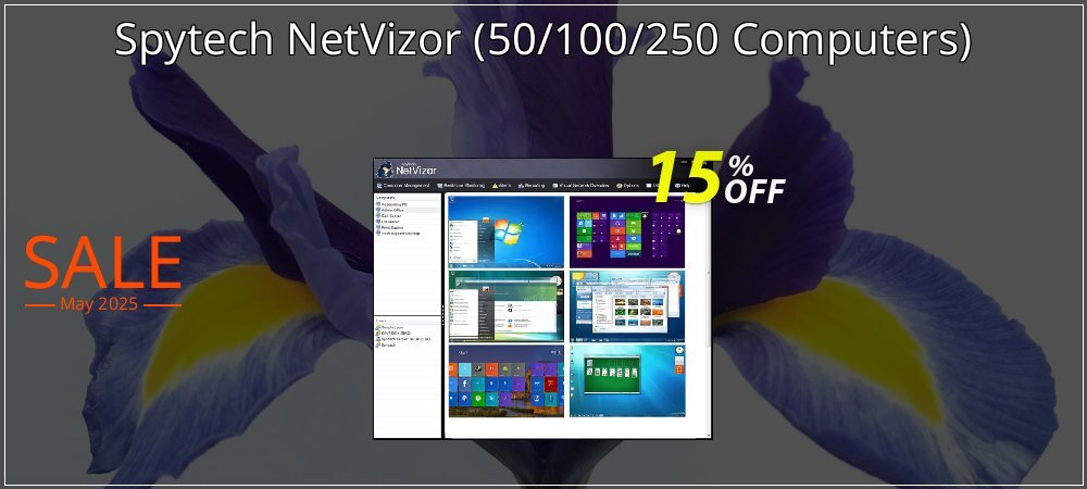 Spytech NetVizor - 50/100/250 Computers  coupon on Tell a Lie Day offering sales