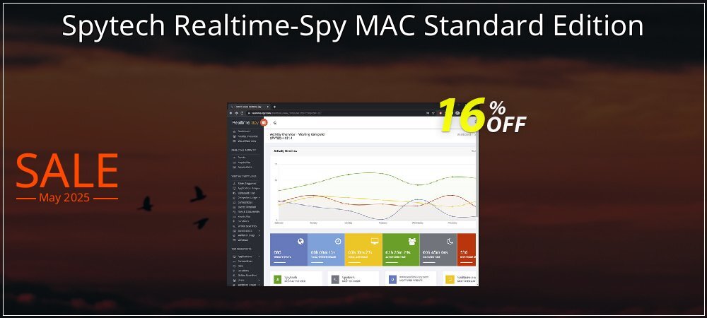 Spytech Realtime-Spy MAC Standard Edition coupon on April Fools' Day sales