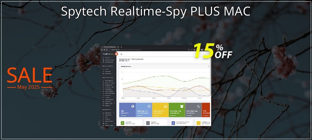 Spytech Realtime-Spy PLUS MAC coupon on National Pizza Party Day offer