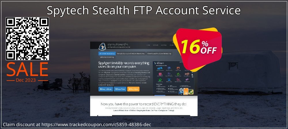 Spytech Stealth FTP Account Service coupon on National Loyalty Day offering sales
