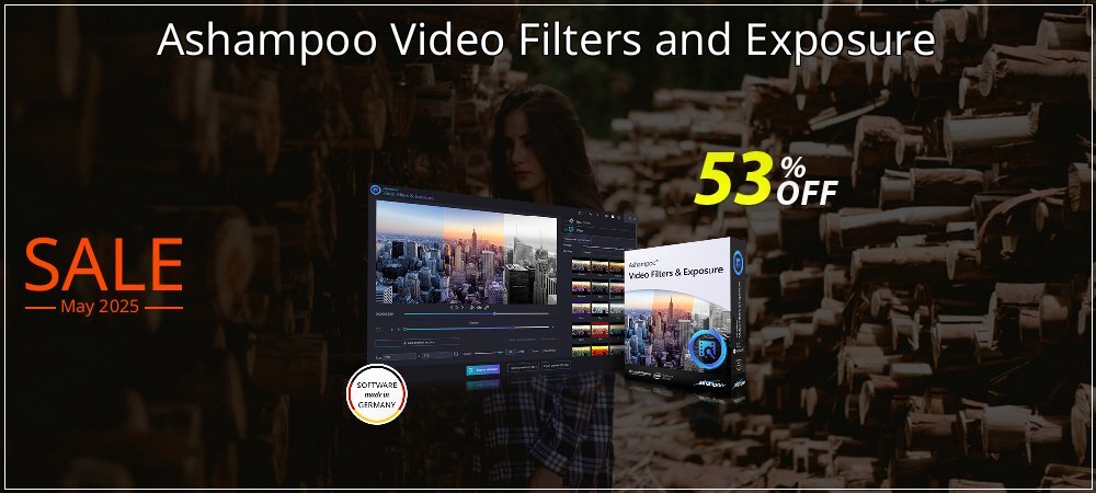 Ashampoo Video Filters and Exposure coupon on Working Day promotions