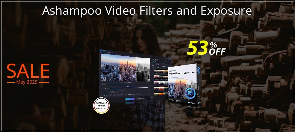 Ashampoo Video Filters and Exposure coupon on April Fools Day super sale