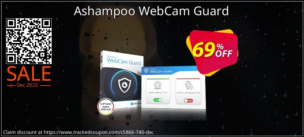 Get 68% OFF Ashampoo WebCam Guard offering sales