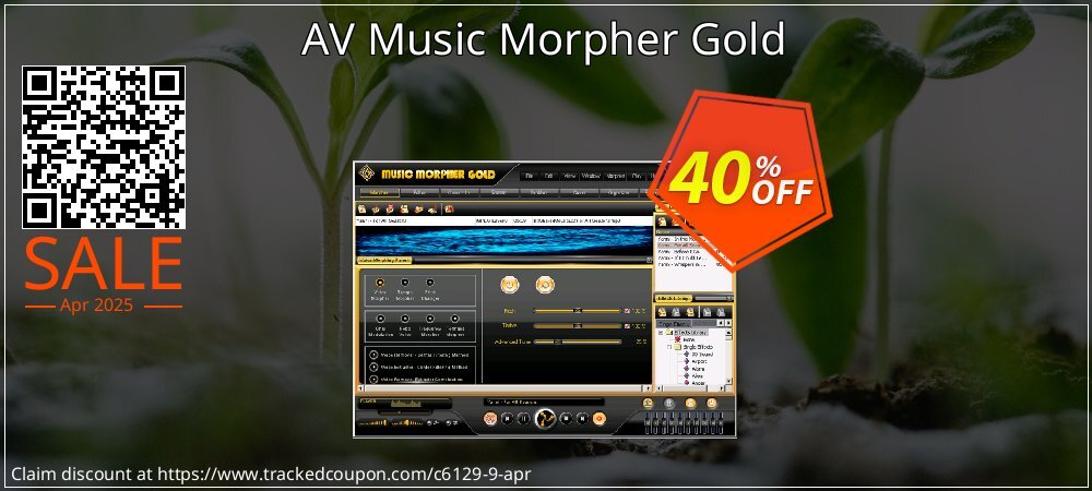 AV Music Morpher Gold coupon on Tell a Lie Day offer