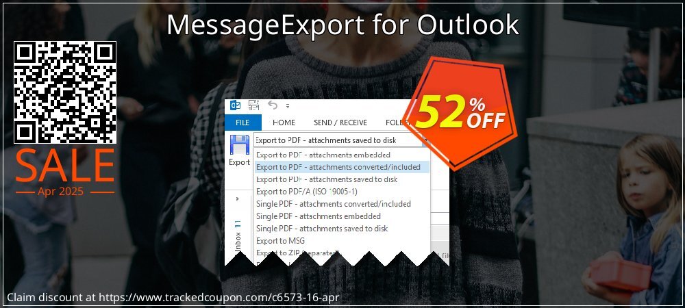 MessageExport for Outlook coupon on World Party Day discount