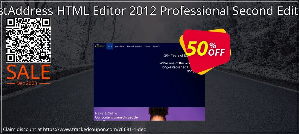 BestAddress HTML Editor 2012 Professional Second Edition coupon on World Party Day super sale