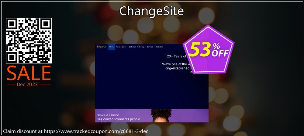 ChangeSite coupon on Constitution Memorial Day sales