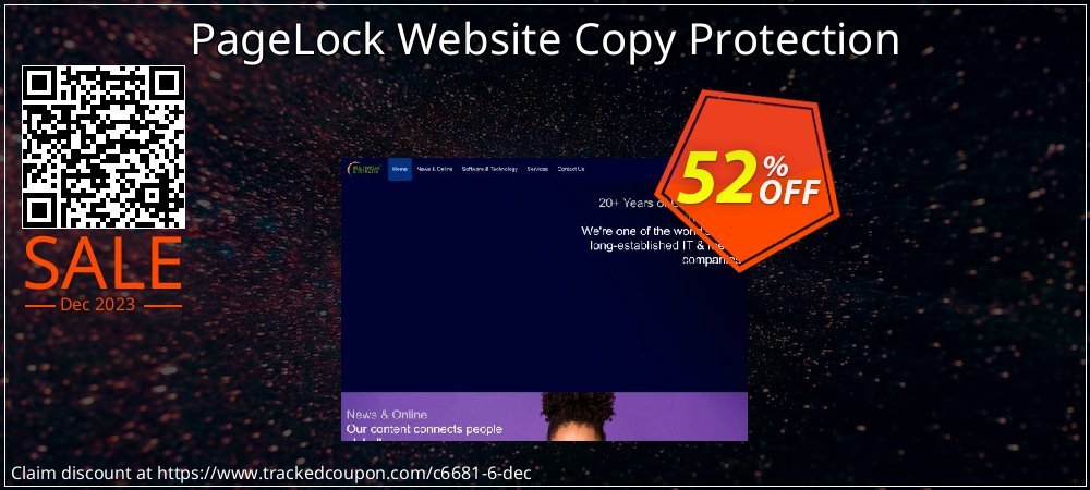 PageLock Website Copy Protection coupon on Palm Sunday deals