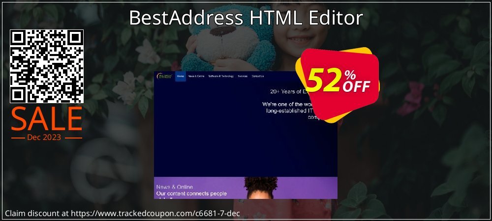BestAddress HTML Editor coupon on April Fools' Day discount