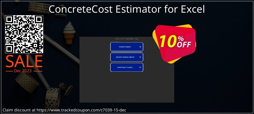 ConcreteCost Estimator for Excel coupon on National Walking Day sales