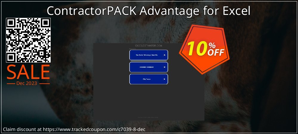 ContractorPACK Advantage for Excel coupon on Easter Day offer