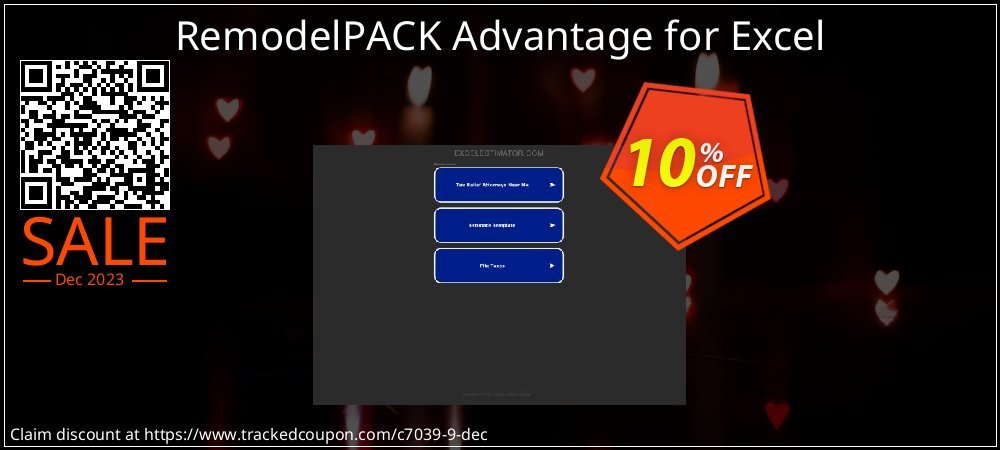 RemodelPACK Advantage for Excel coupon on Tell a Lie Day discount