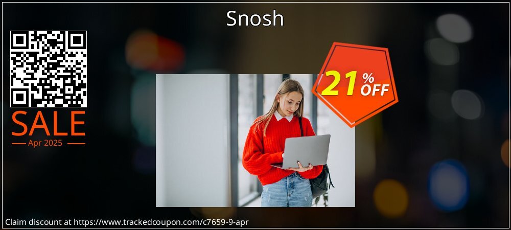 Snosh coupon on Tell a Lie Day offer