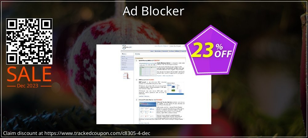 Ad Blocker coupon on Tell a Lie Day offering discount
