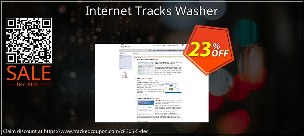 Internet Tracks Washer coupon on World Backup Day offering discount
