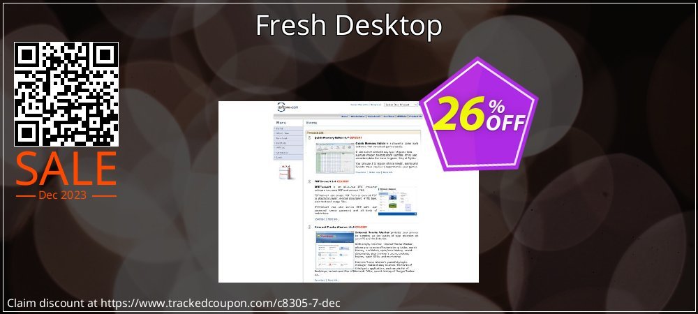 Get 20% OFF Fresh Desktop offering sales