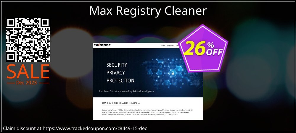 Max Registry Cleaner coupon on National Walking Day super sale