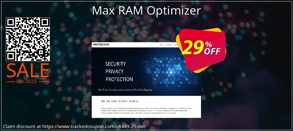 Max RAM Optimizer coupon on Mother Day promotions
