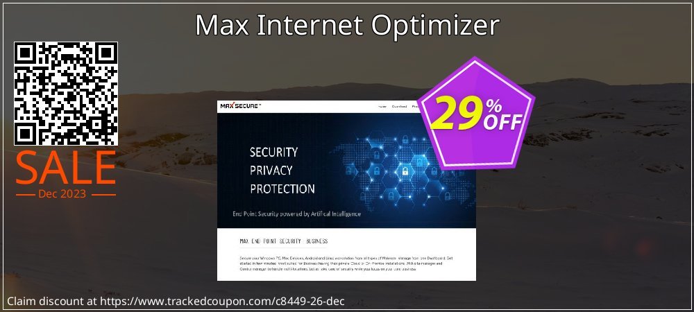 Get 25% OFF Max Internet Optimizer offer