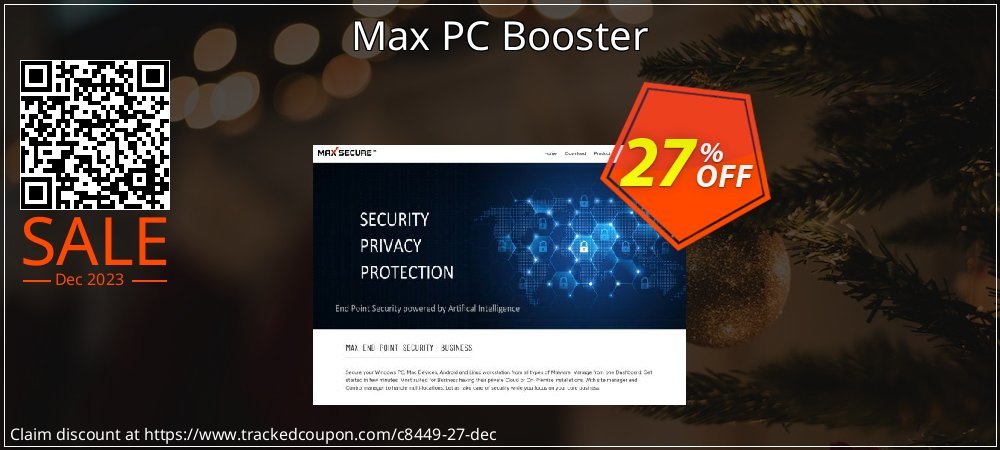 Max PC Booster coupon on Working Day deals