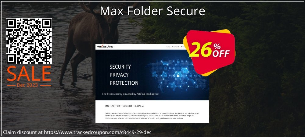 Max Folder Secure coupon on Tell a Lie Day offer