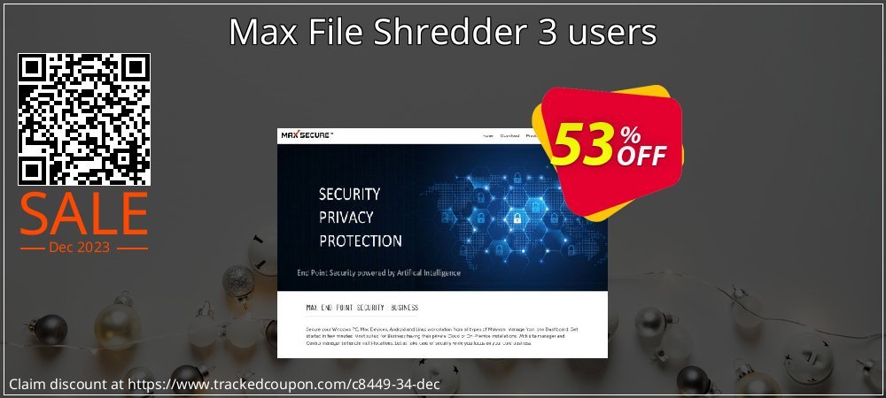 Max File Shredder 3 users coupon on World Password Day promotions