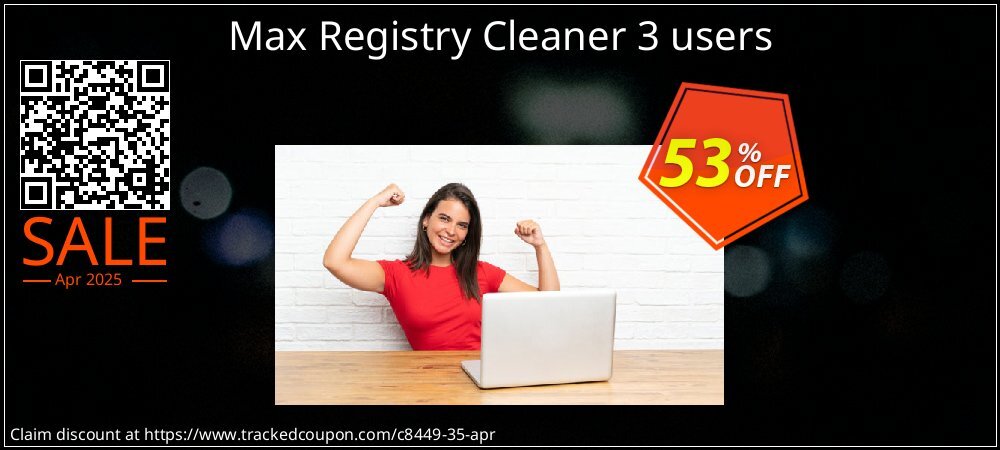 Max Registry Cleaner 3 users coupon on Mother's Day sales