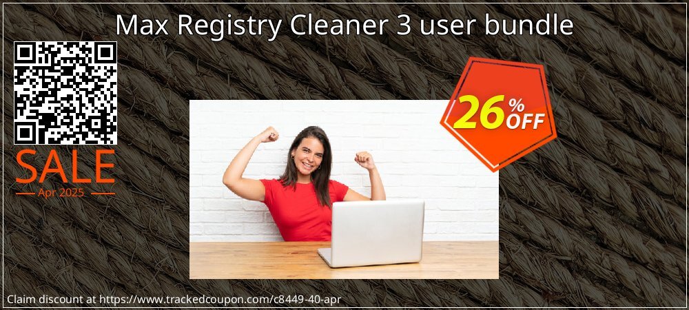 Max Registry Cleaner 3 user bundle coupon on National Walking Day offering discount