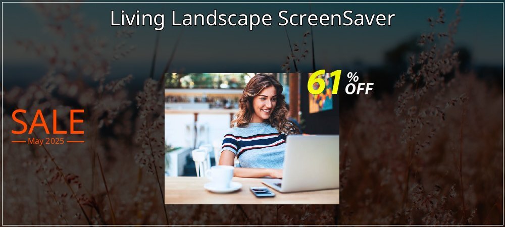 Living Landscape ScreenSaver coupon on National Walking Day offering discount