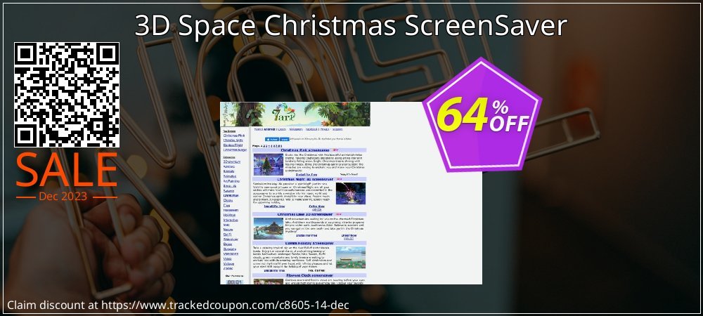 3D Space Christmas ScreenSaver coupon on World Password Day sales