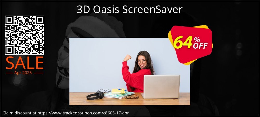 3D Oasis ScreenSaver coupon on National Memo Day discount