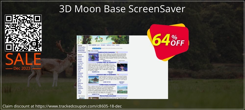 Get 60% OFF 3D Moon Base ScreenSaver offering sales