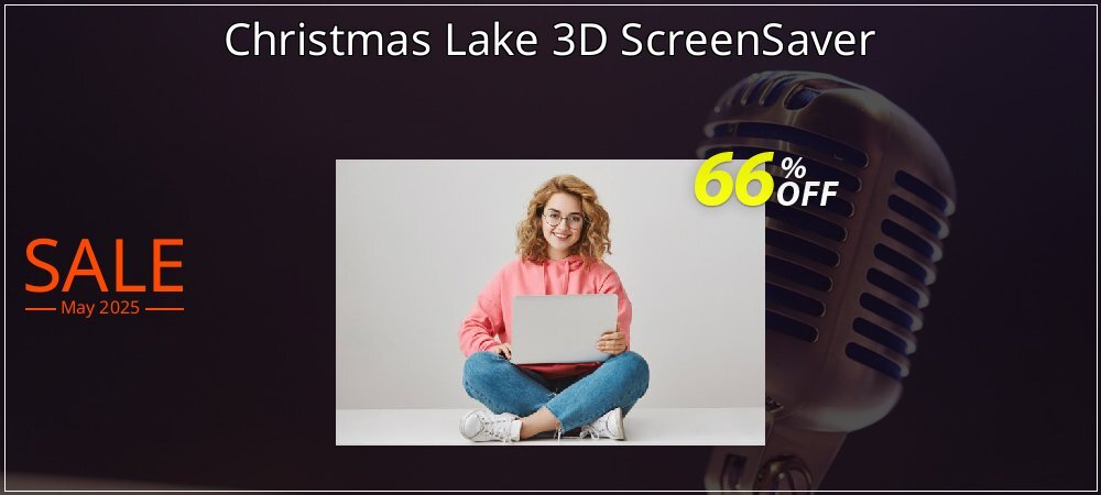Christmas Lake 3D ScreenSaver coupon on National Smile Day offering sales