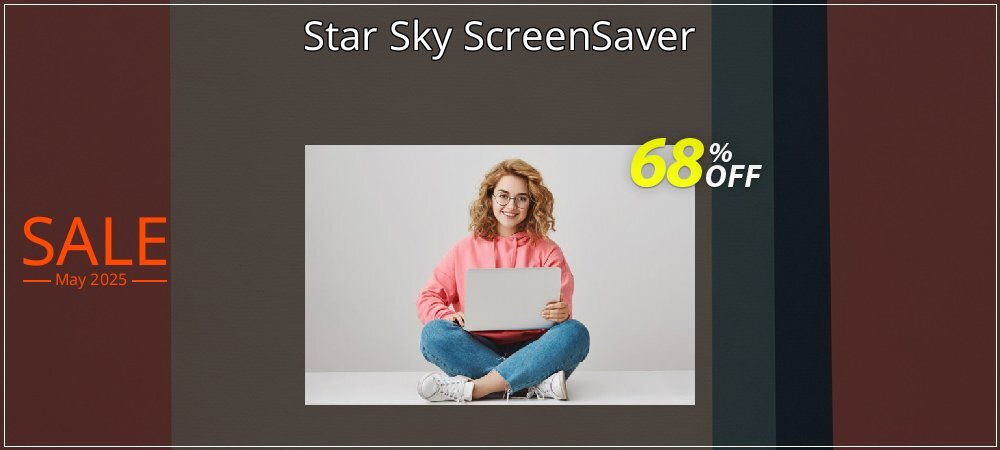 Star Sky ScreenSaver coupon on April Fools Day offering discount