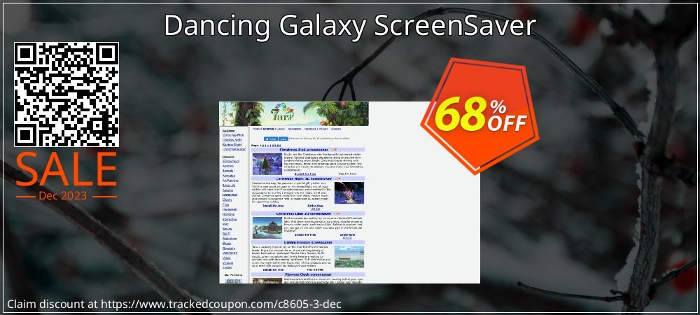 Get 60% OFF Dancing Galaxy ScreenSaver discount