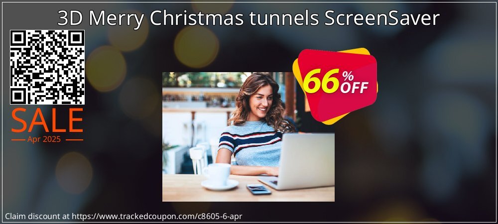 3D Merry Christmas tunnels ScreenSaver coupon on World Party Day sales