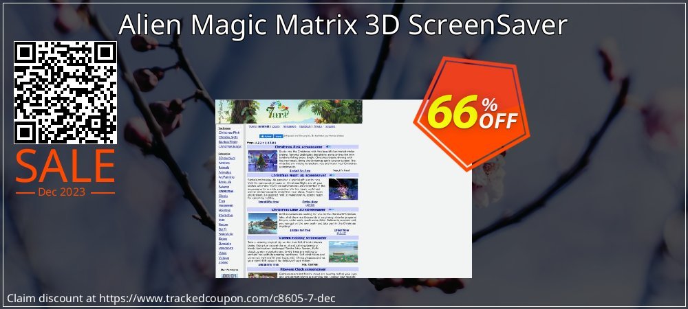 Alien Magic Matrix 3D ScreenSaver coupon on April Fools' Day deals