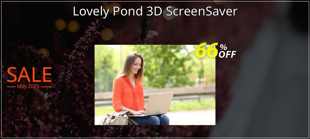 Lovely Pond 3D ScreenSaver coupon on Easter Day offer