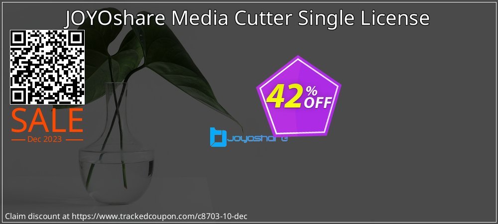JOYOshare Media Cutter Single License coupon on Mother Day offering discount