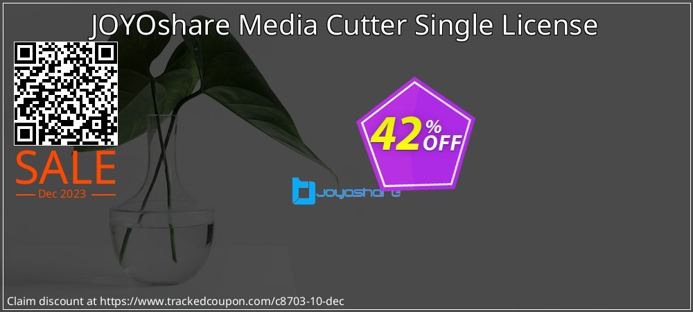 JOYOshare Media Cutter Single License coupon on World Backup Day offer