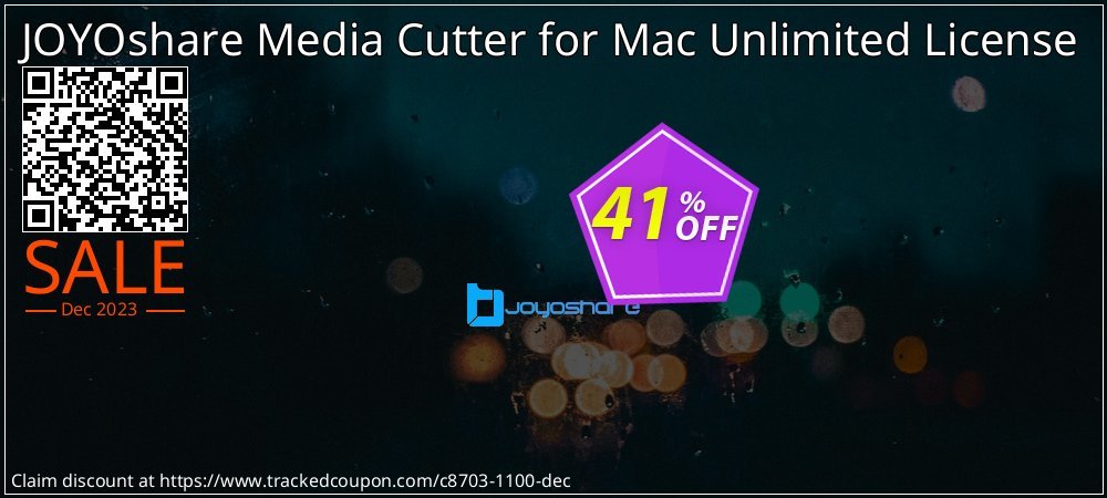 JOYOshare Media Cutter for Mac Unlimited License coupon on National Walking Day offering discount