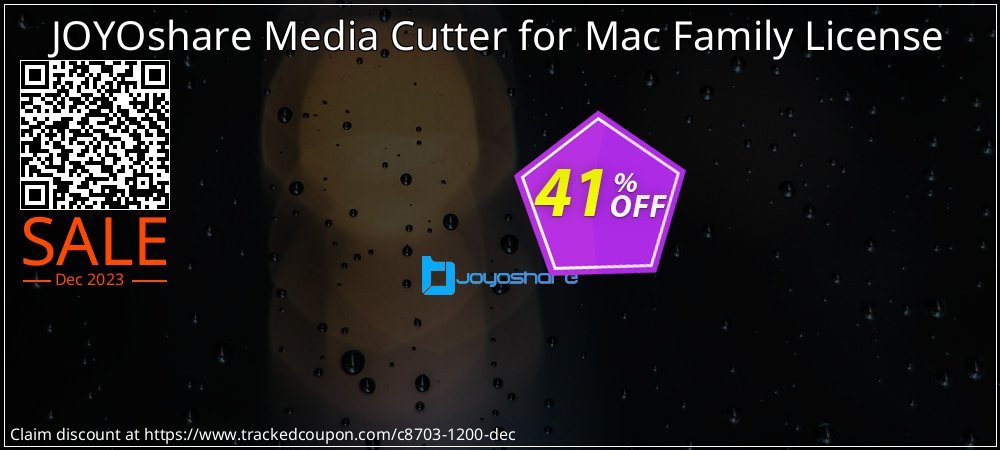 JOYOshare Media Cutter for Mac Family License coupon on National Walking Day offering sales