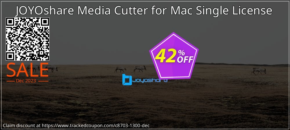 JOYOshare Media Cutter for Mac Single License coupon on National Walking Day super sale