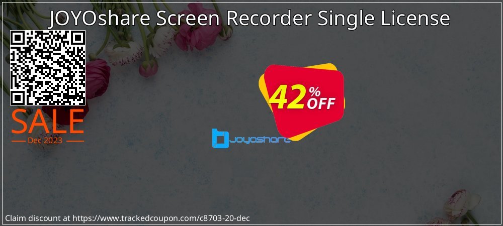 JOYOshare Screen Recorder Single License coupon on Mother Day offering sales