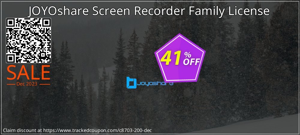 JOYOshare Screen Recorder Family License coupon on World Backup Day discount