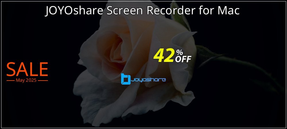 JOYOshare Screen Recorder for Mac coupon on April Fools' Day super sale