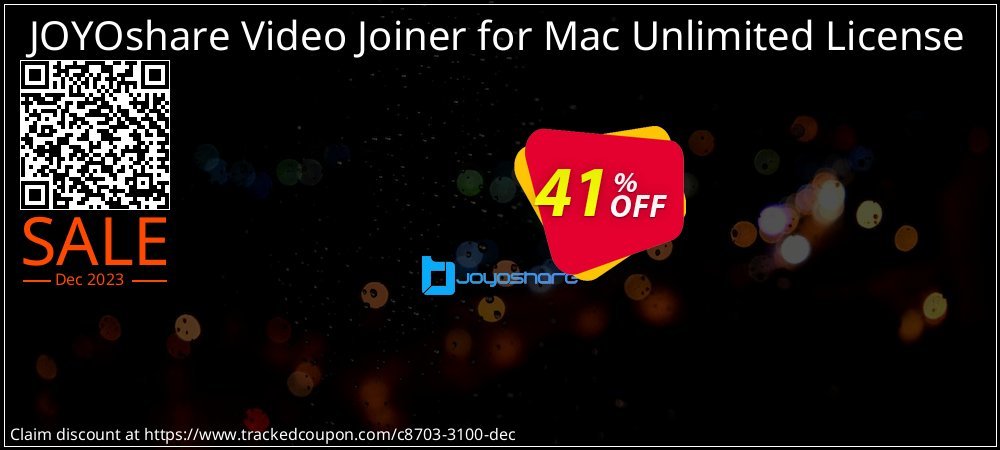 JOYOshare Video Joiner for Mac Unlimited License coupon on Mother Day discounts