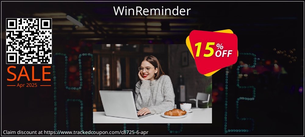 WinReminder coupon on World Party Day discount